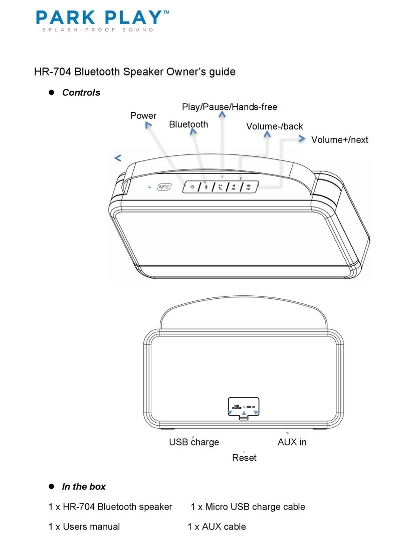 Park Play HR-704 owner's guide