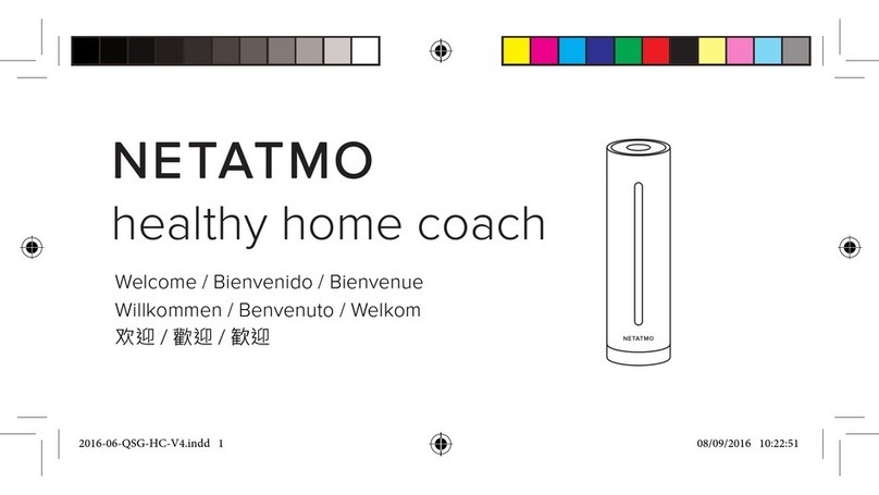 Netatmo Healthy home coach User manual