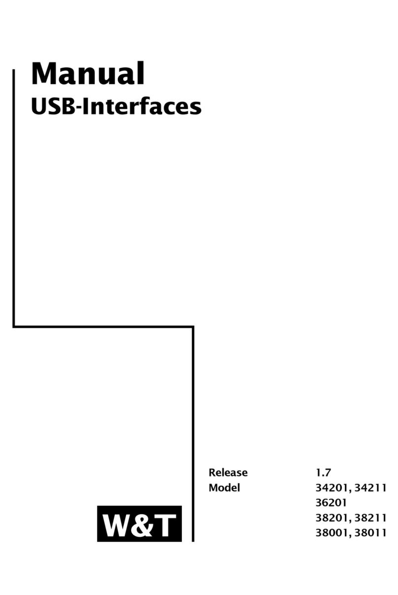 W&T Electronics 34201 Manual handbook