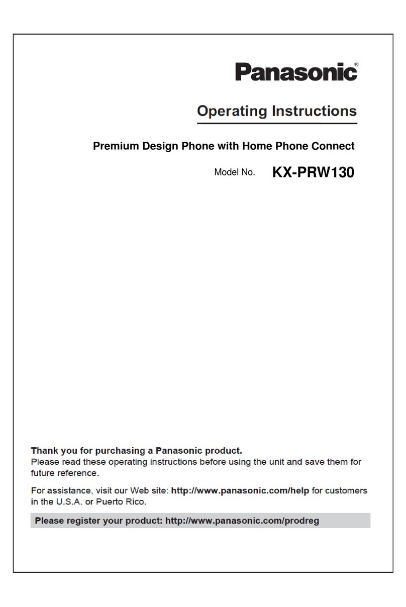 Panasonic KX-PRW130 User manual