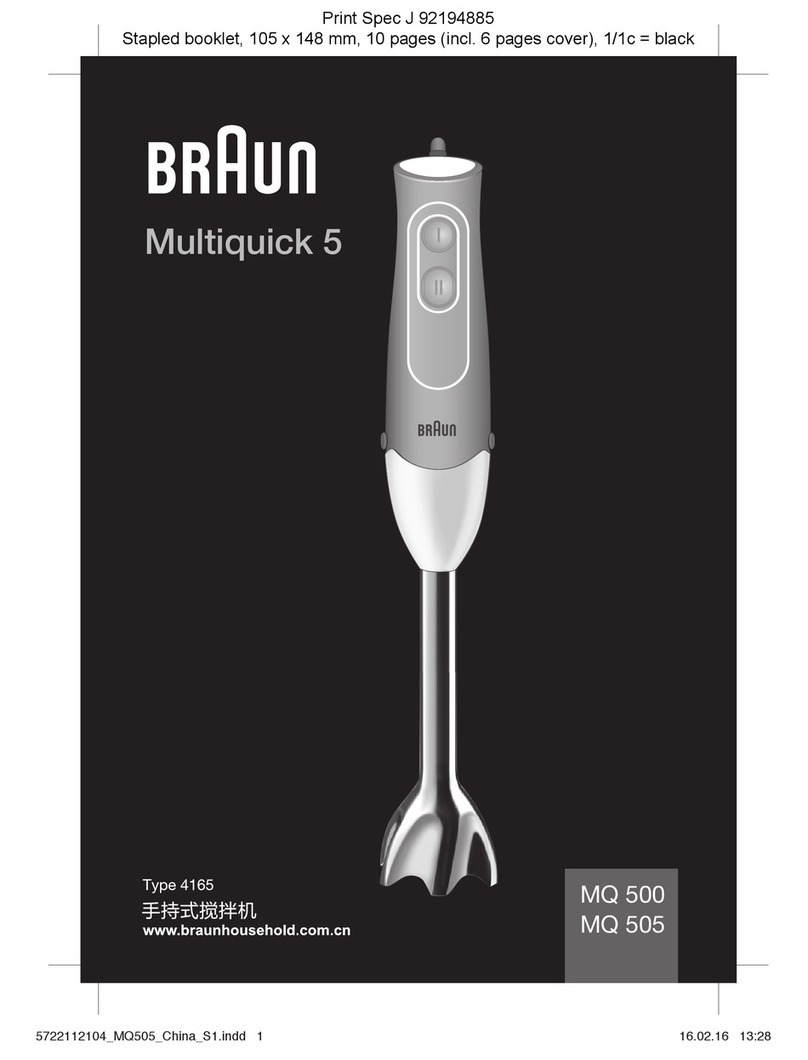 Braun MQ 500 manual