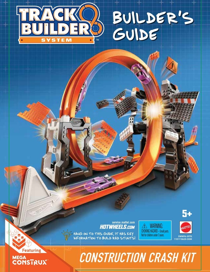 Mattel Hot Wheels TRACK BUILDER System User manual