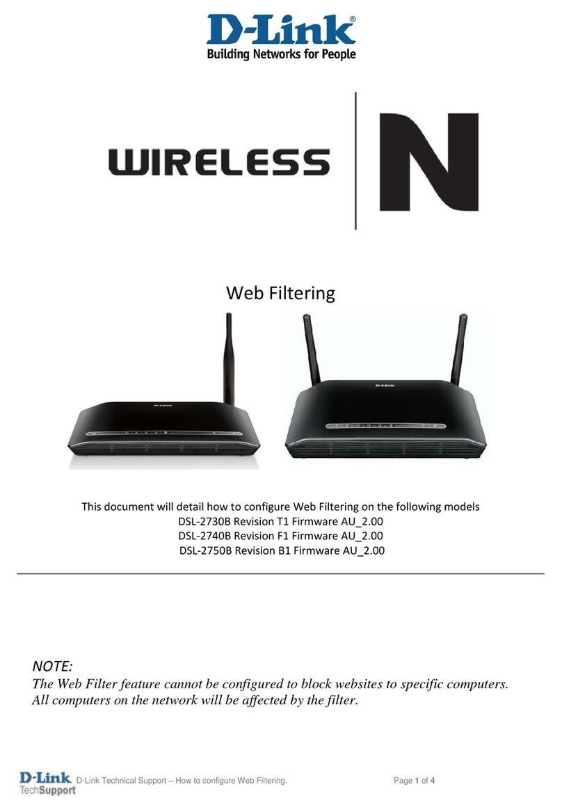 D-Link DSL-2740B User manual D-Link DSL-2740B User manual
