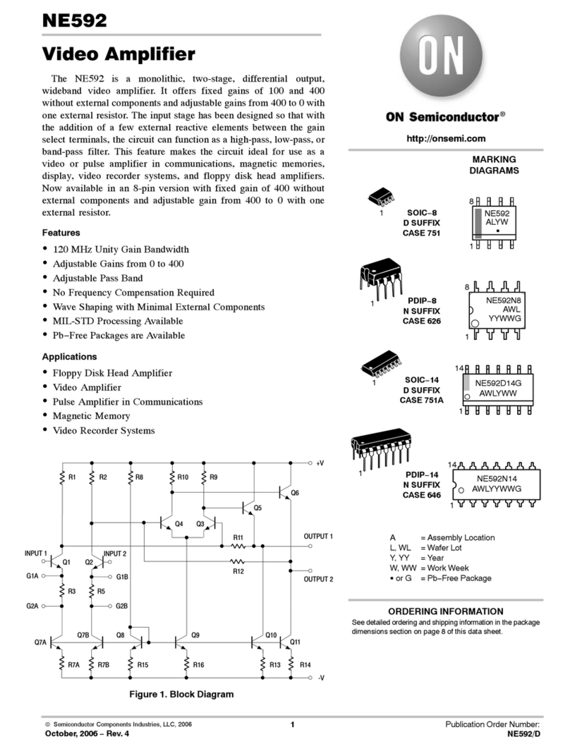 Semiconductor Components Industries NE592 manual