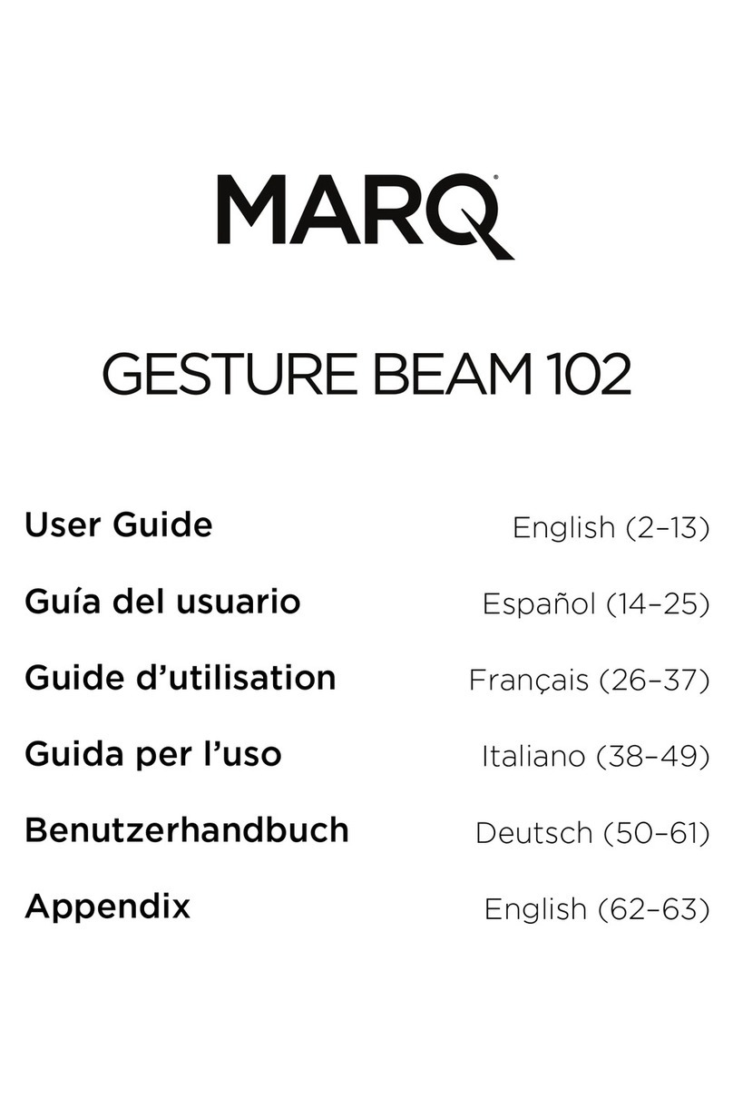 Marq Gesture Beam 102 User manual