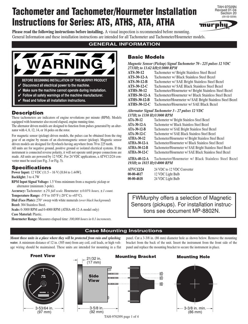 Murphy ATS series installation instructions