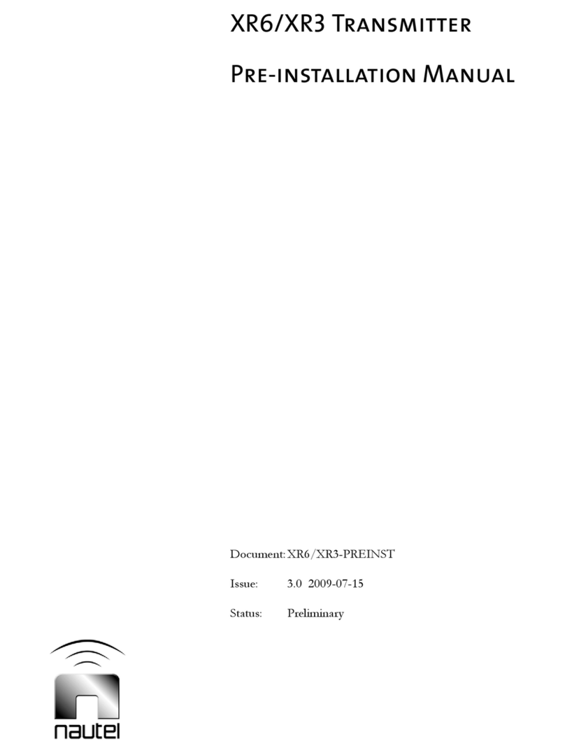 Nautel XR6 User manual
