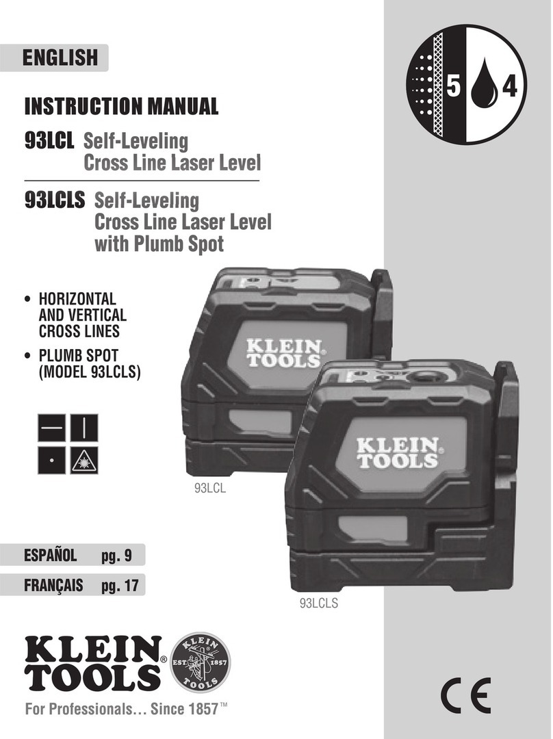 Klein Tools 93LCL User manual Klein Tools 93LCL User manual