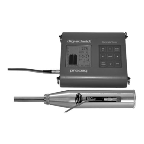 Proceq DIGI-SCHMIDT 2000 LD operating instructions