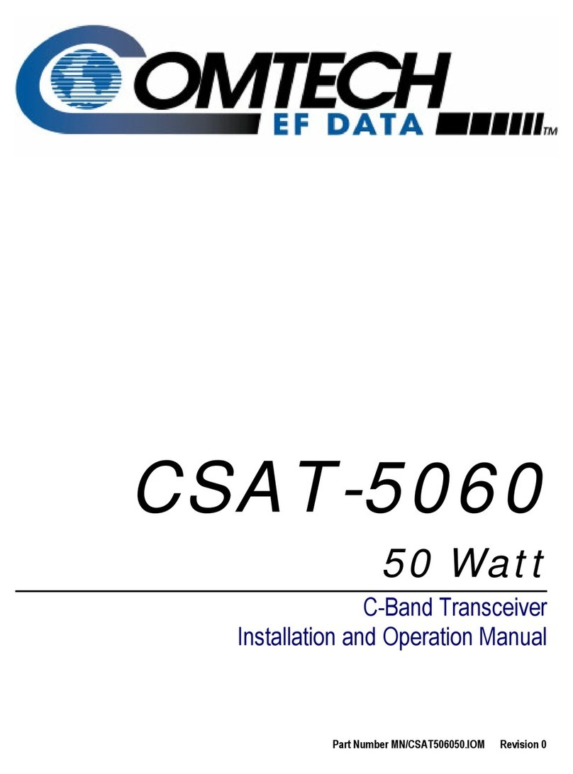 Comtech EF Data CSAT-5060 User manual