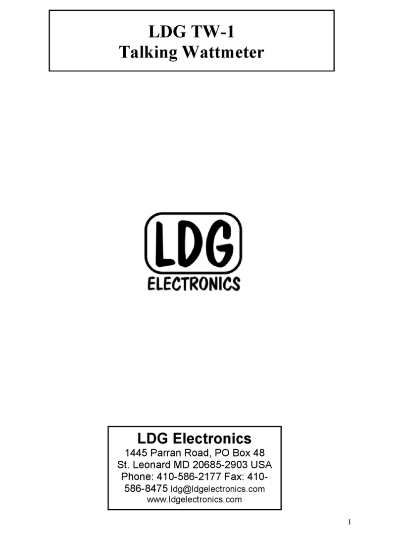 LDG TW-1 User manual