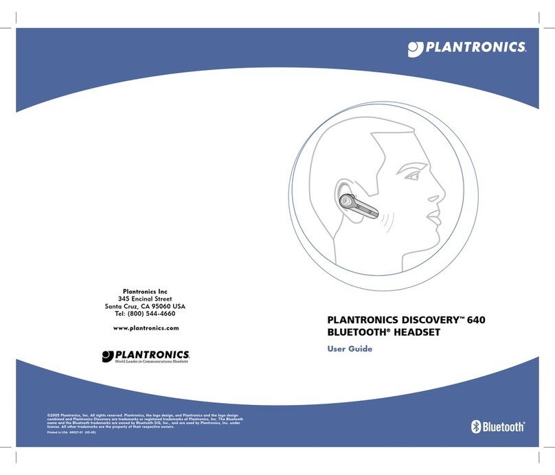 Plantronics DISCOVER 640 user guide