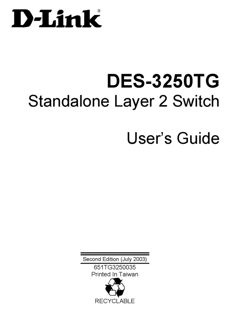 D-Link DES-3250TG User manual D-Link DES-3250TG User manual