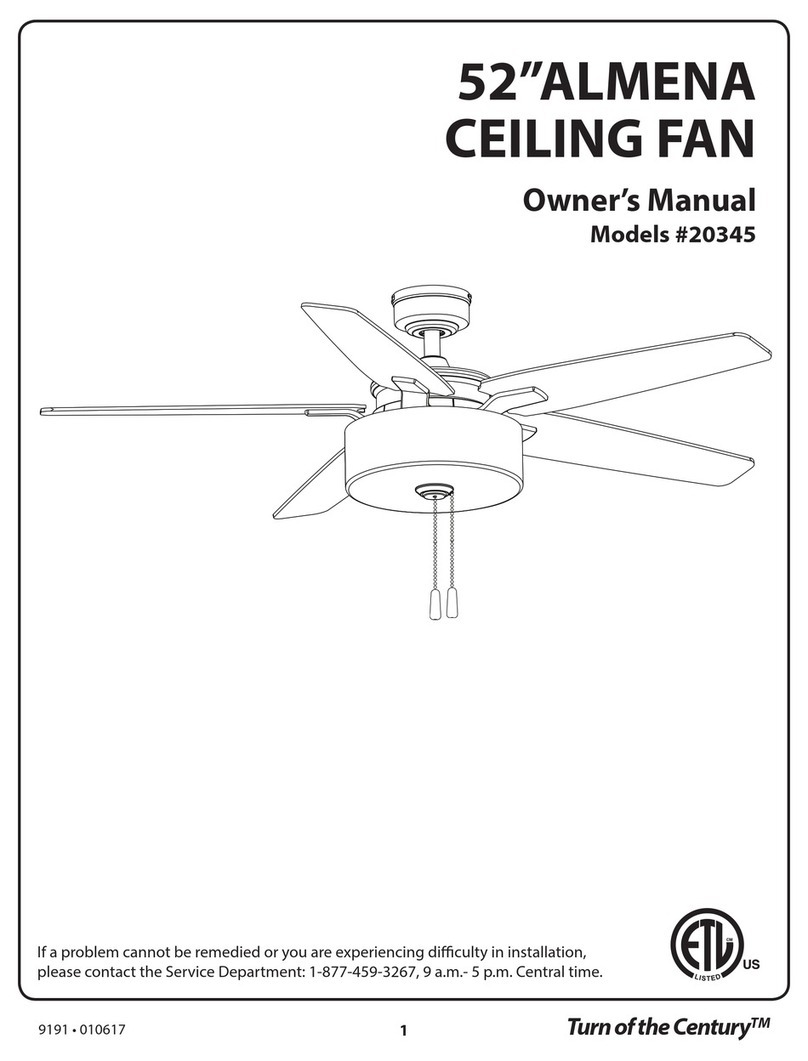 Turn of the century 20345 User manual
