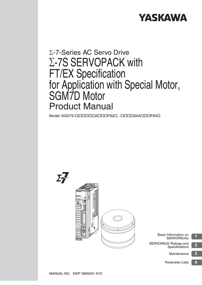 YASKAWA SGM7D-30F User manual