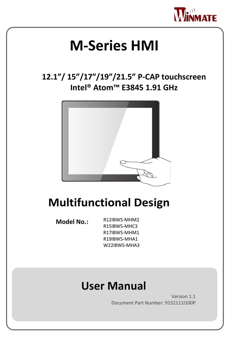Winmate R12IBWS-MHM2 user manual