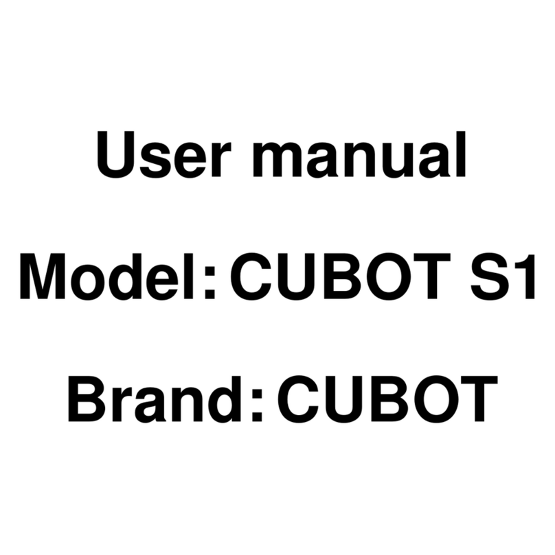 Cubot S1 user manual