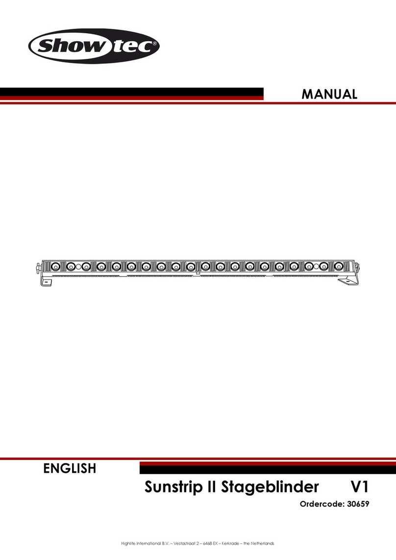 Show Tec Sustrip II Stageblinder User manual