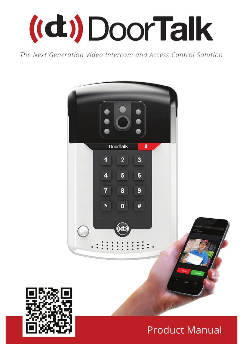 NTEK doortalk User manual