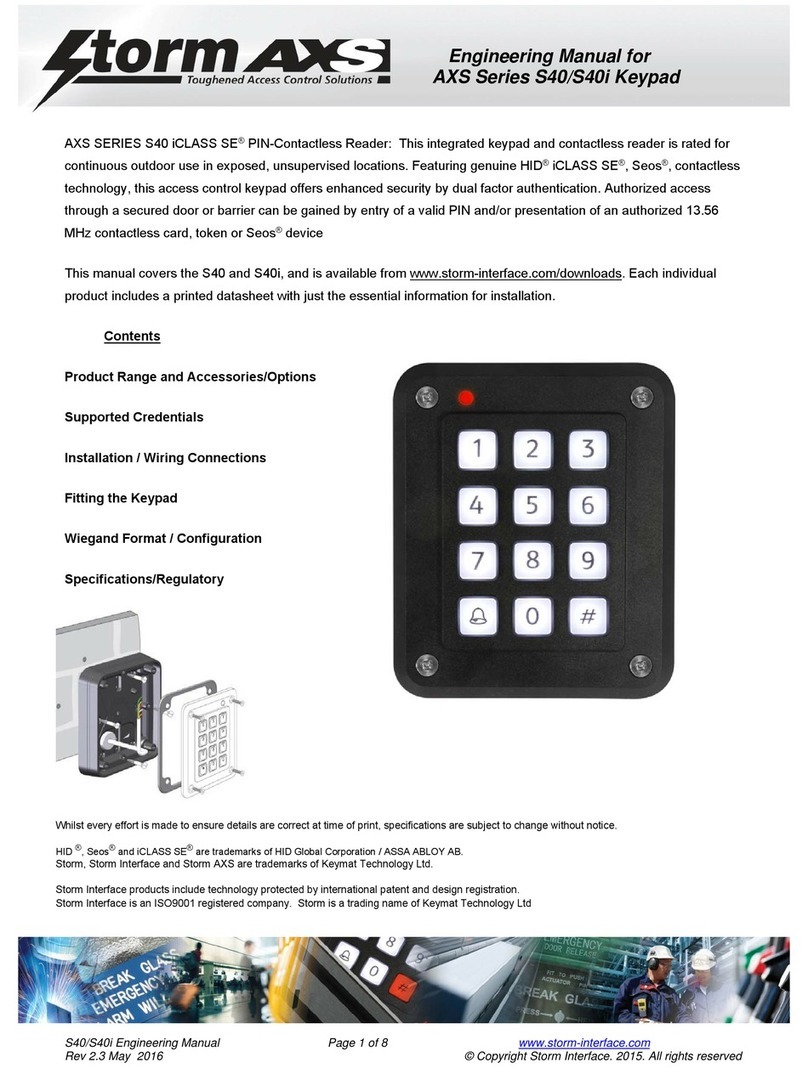 iCLASS SE AXS S40 Engineering manual