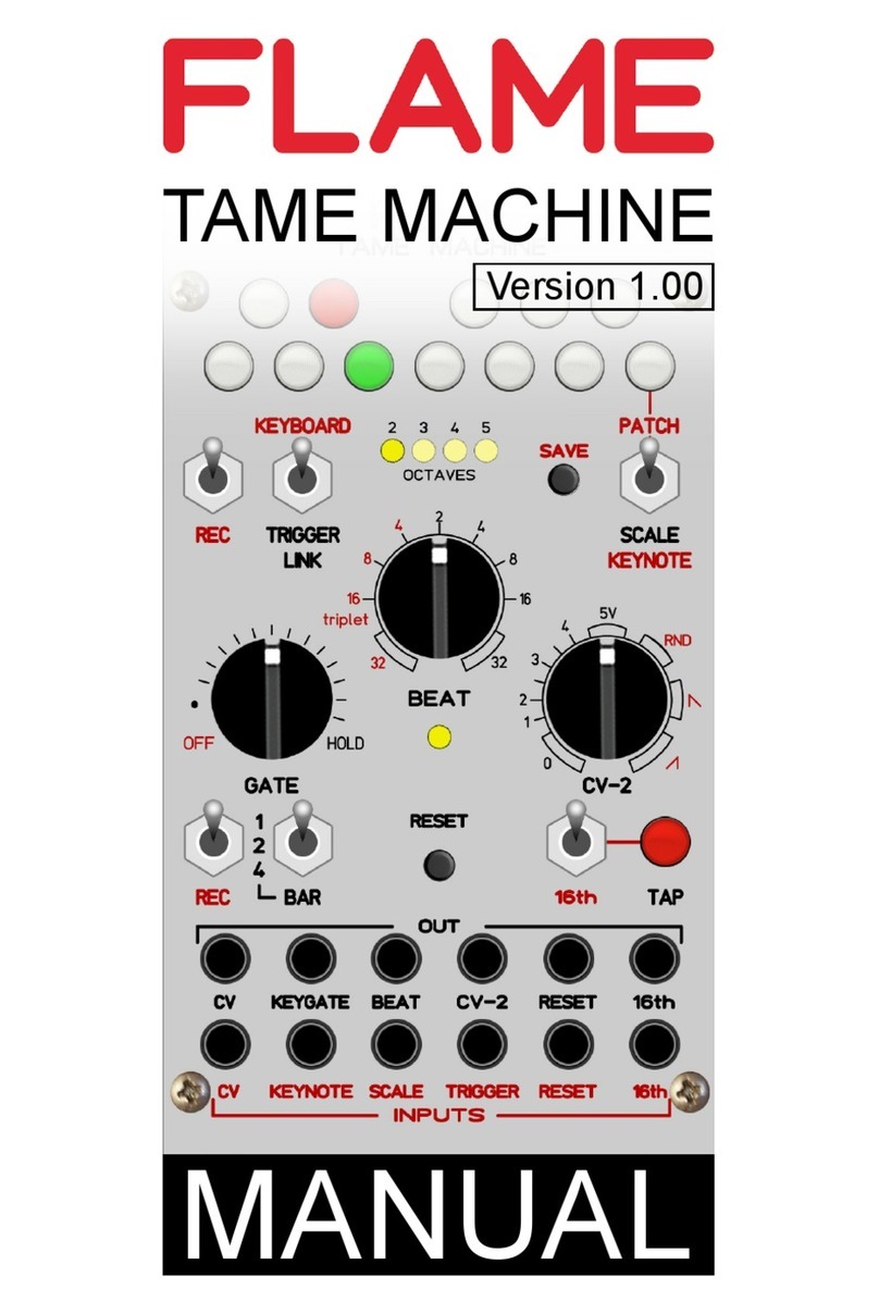 Flame Tame Machine User manual