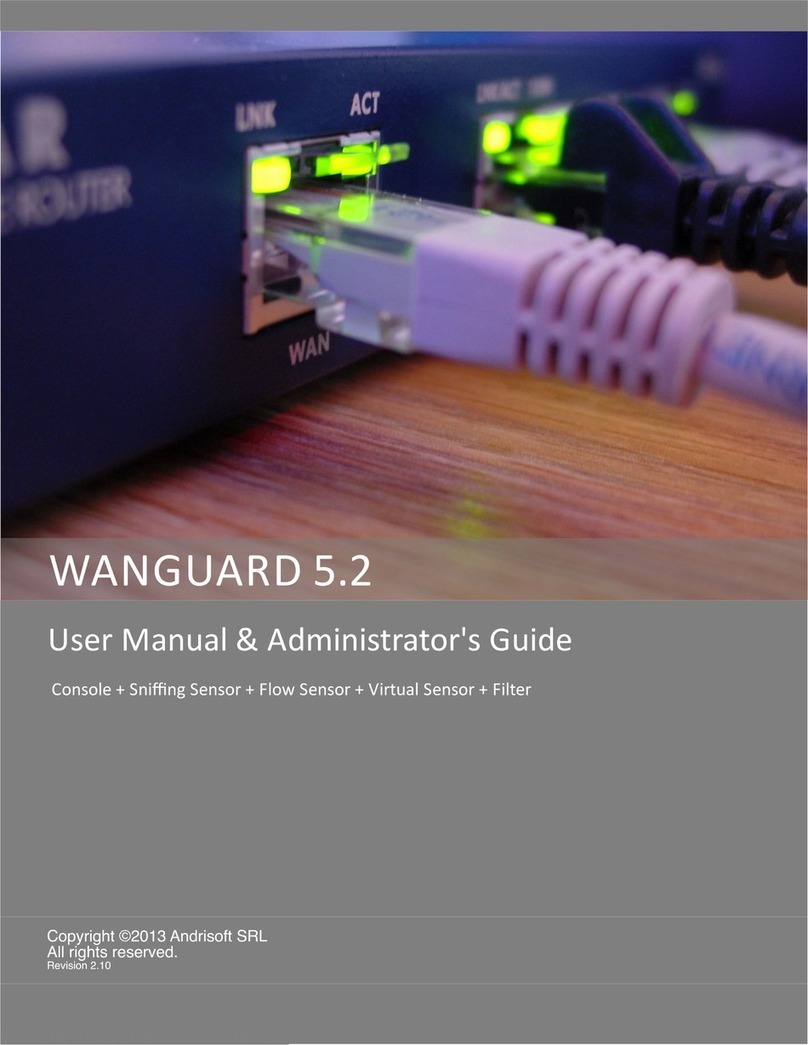 Andrisoft Wanguard 5.2 User and administrator guide Andrisoft Wanguard 5.2 User and administrator guide