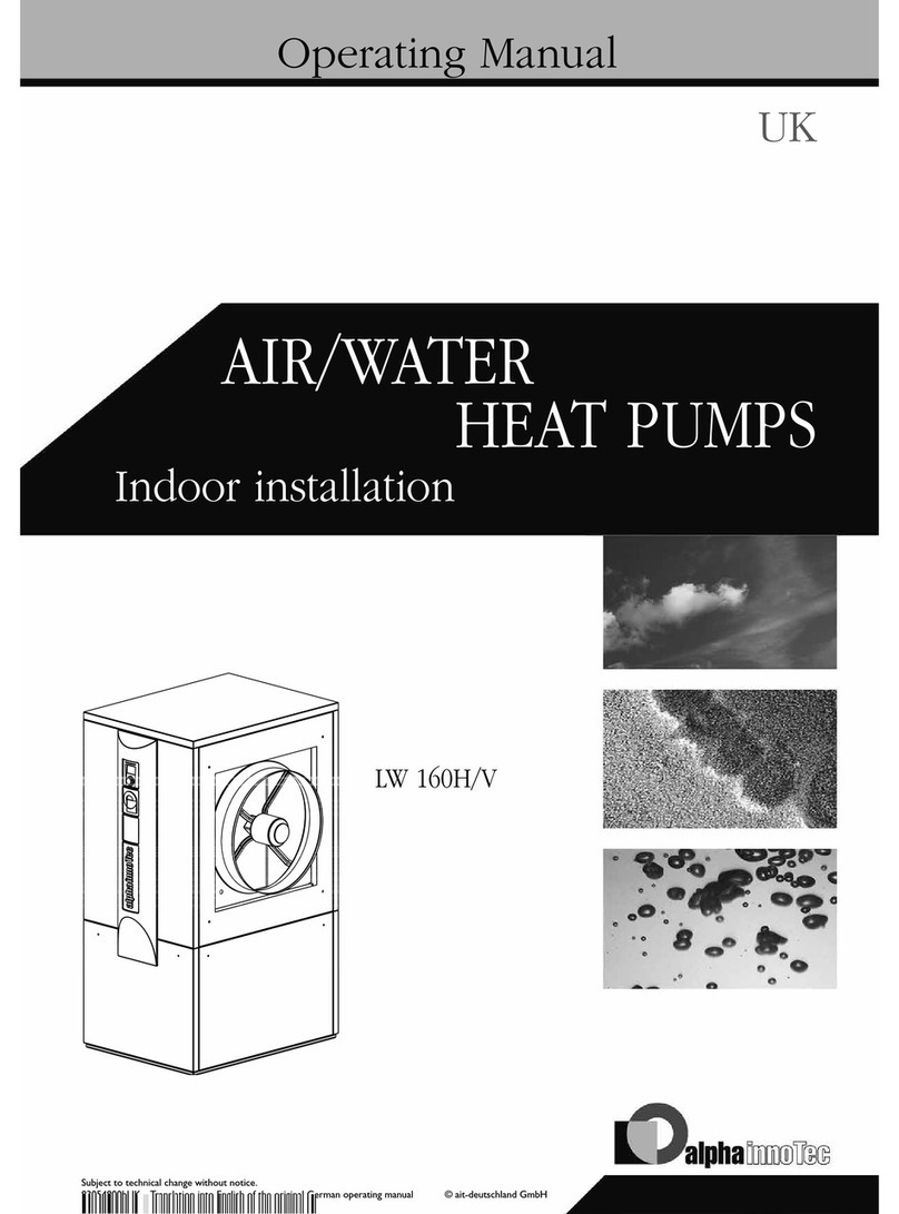 alphainnoTec LW 160H/V operating manual