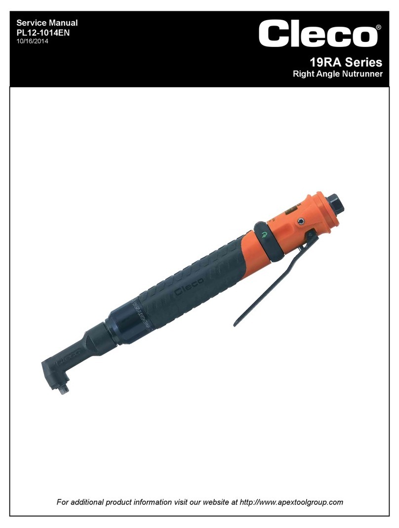 Cleco 19RAA02AM2 Service manual