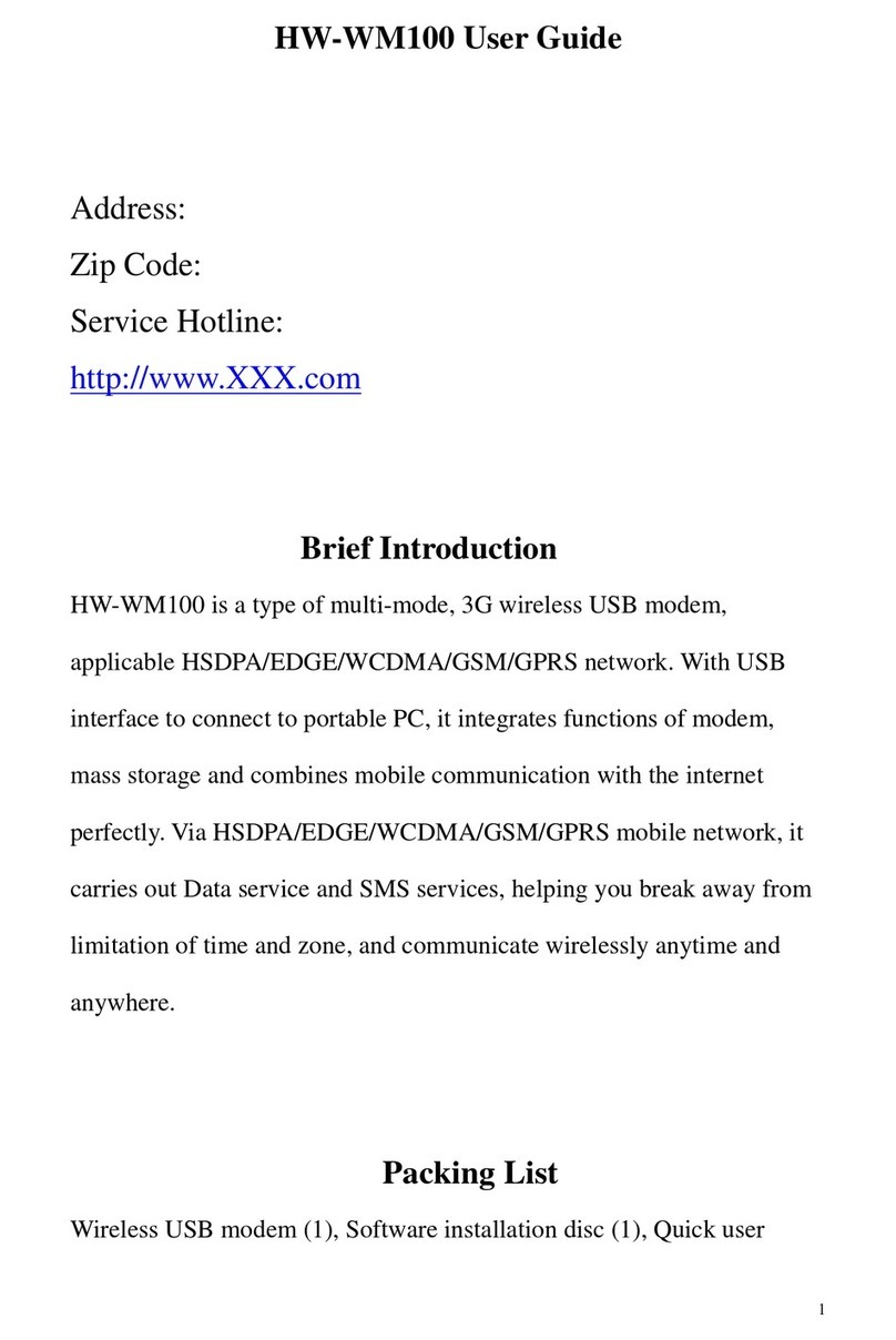 Haier Telecom HW-WM100 user guide