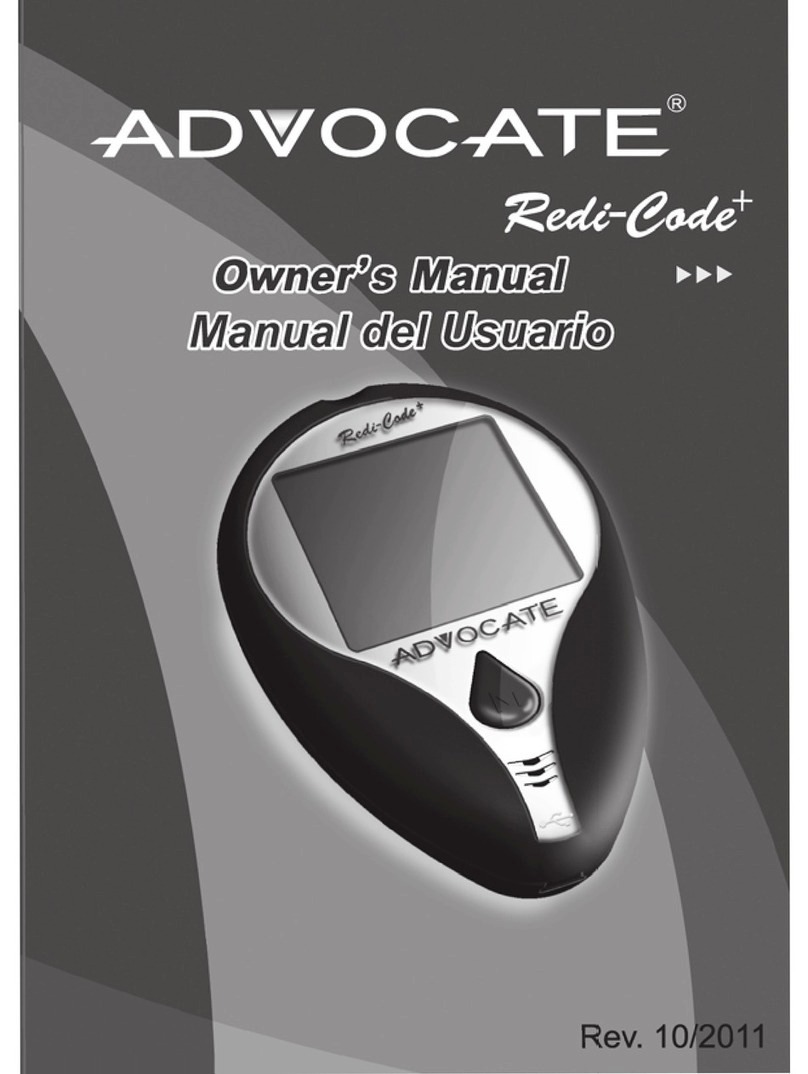 Advocate Redi-Code+ BMB-EA001 owner's manual