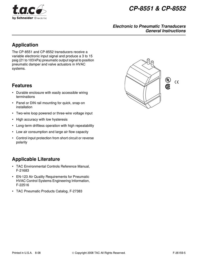 t.a.c. CP-8551 General instructions t.a.c. CP-8551 General instructions