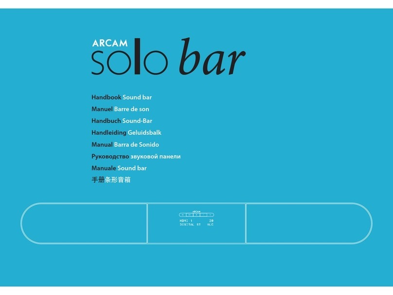 Arcam Solo bar User manual