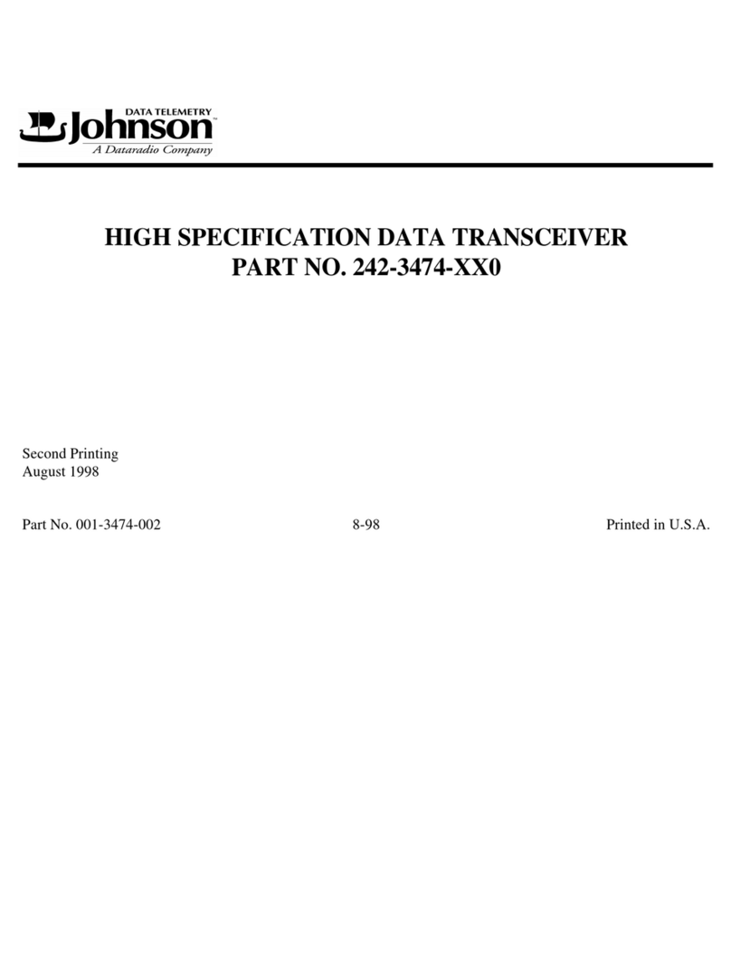 Johnson DM3474 Service manual