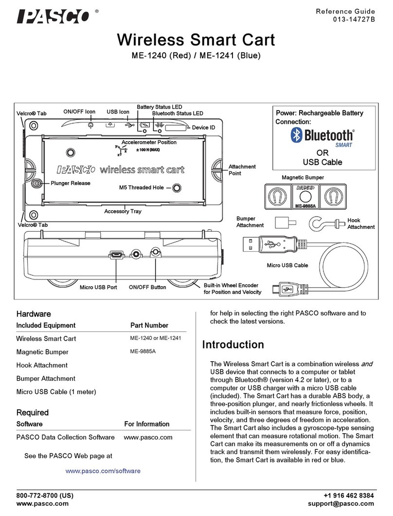 PASCO ME-1240 User manual