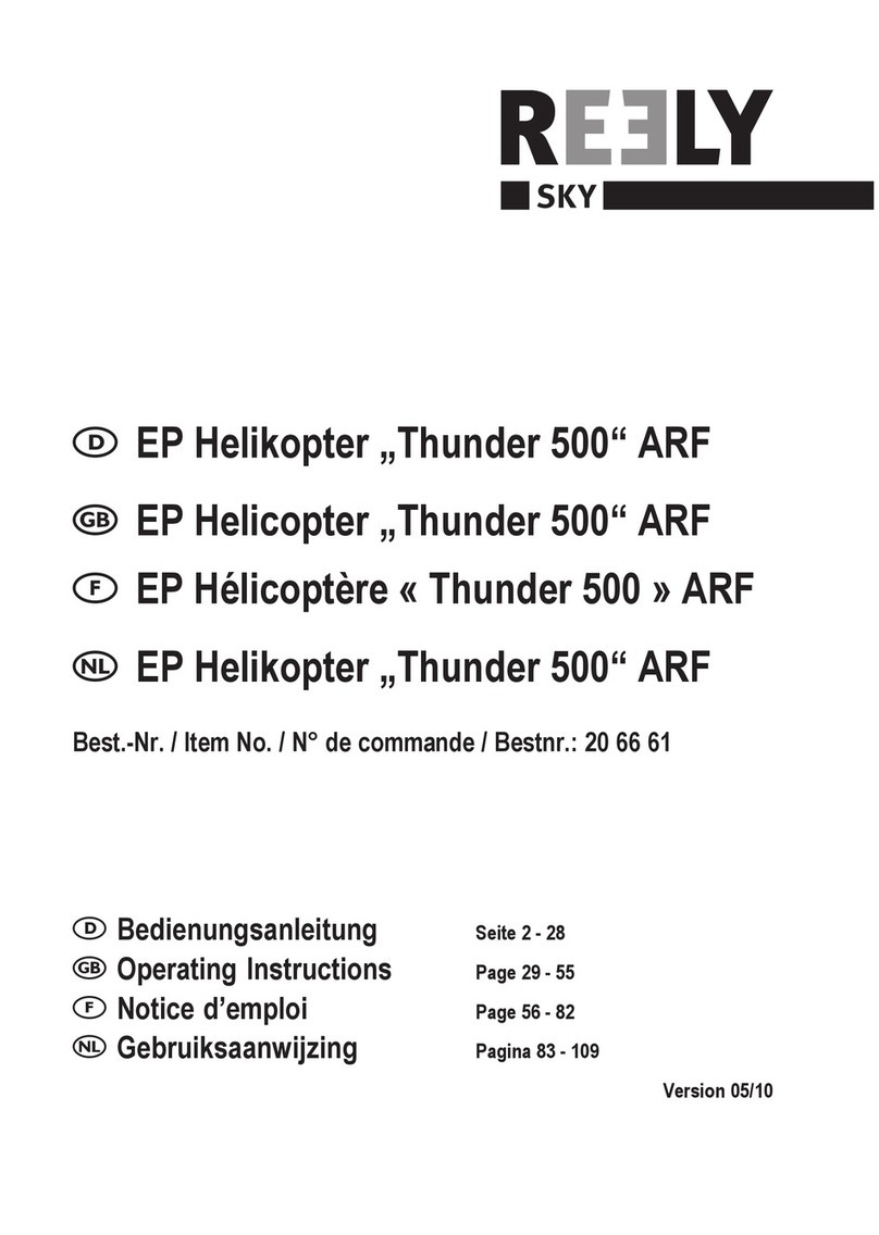 Reely Thunder 500 operating instructions