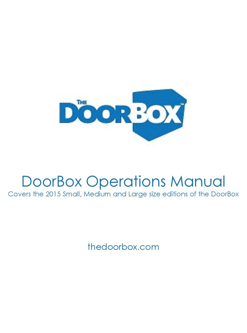DoorBox Small 2015 Operation manuals