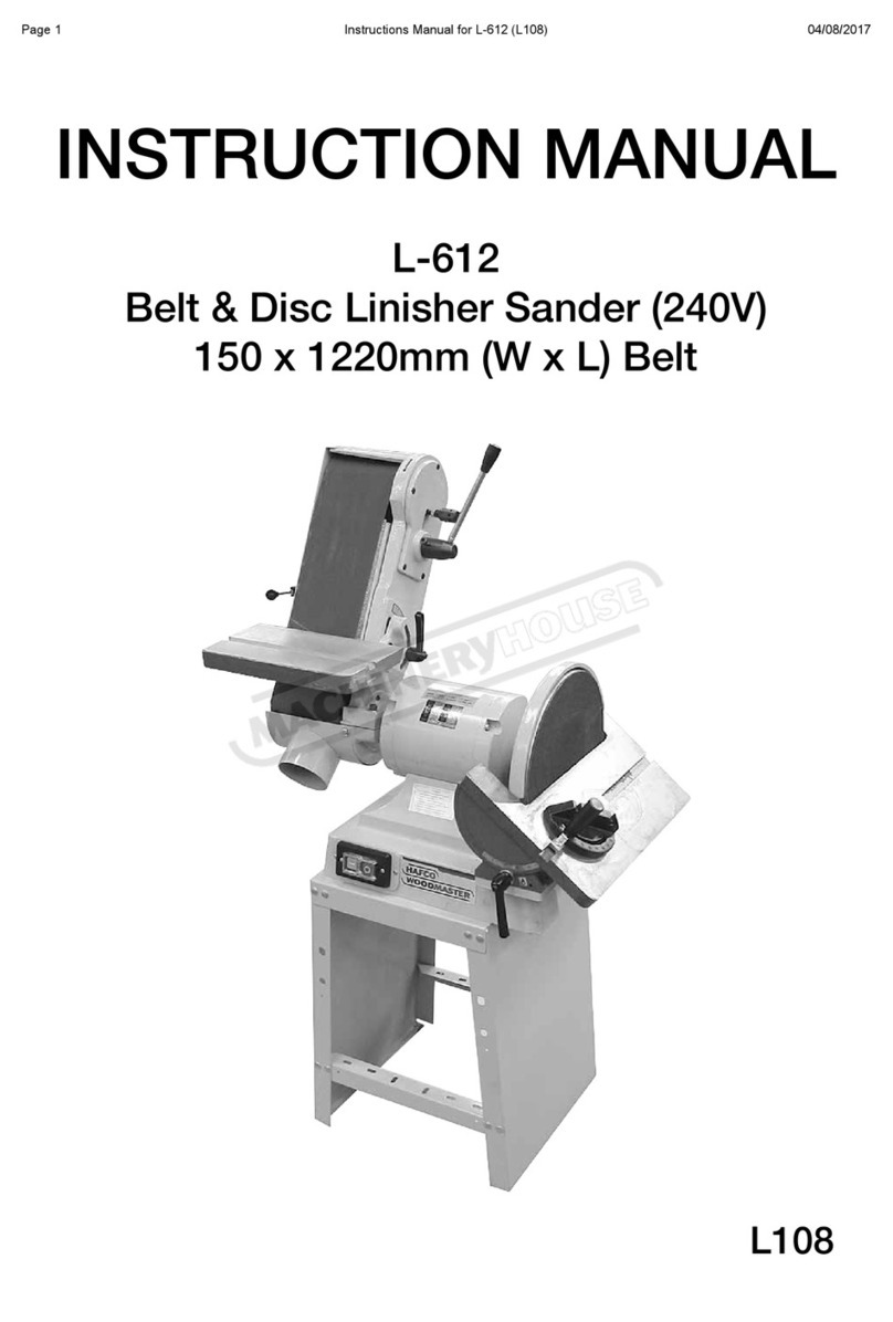 Hafco L108 User manual
