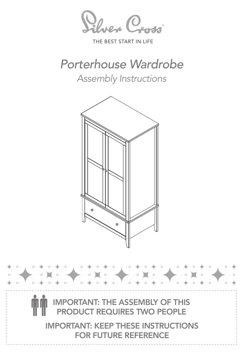 Silver Cross Porterhouse Wardrobe User manual Silver Cross Porterhouse Wardrobe User manual
