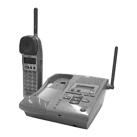 Sony SPP-A9171 - Cordless Telephone With Answering... Service manual