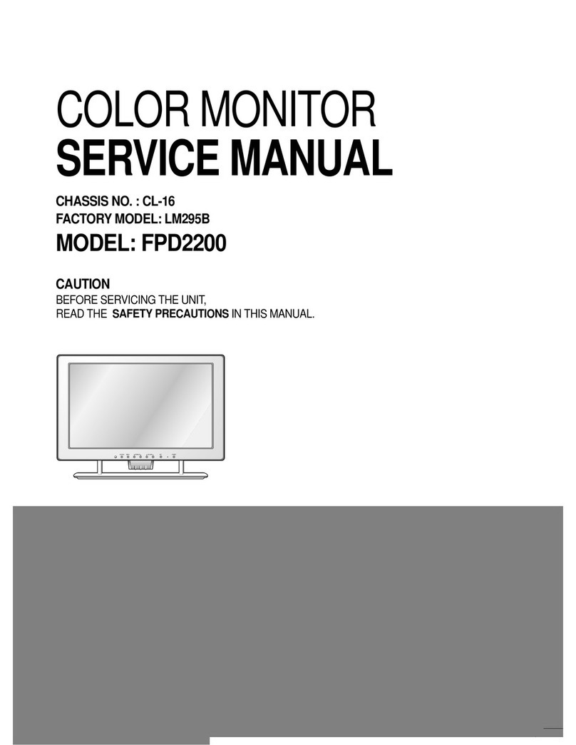 LG FPD2200 User manual