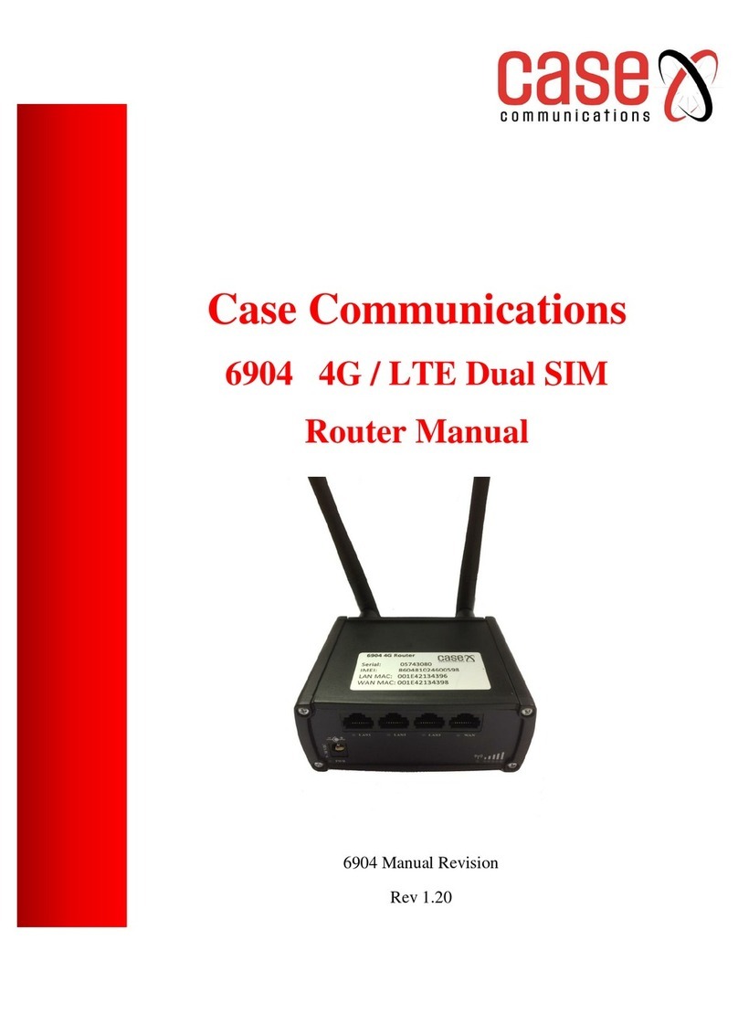 Case Communications 6904 user manual