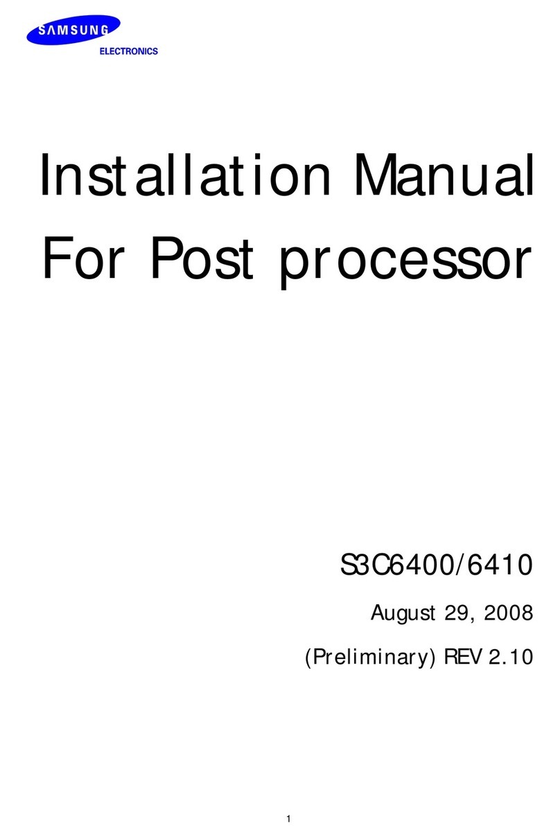 Samsung S3C6400 User manual