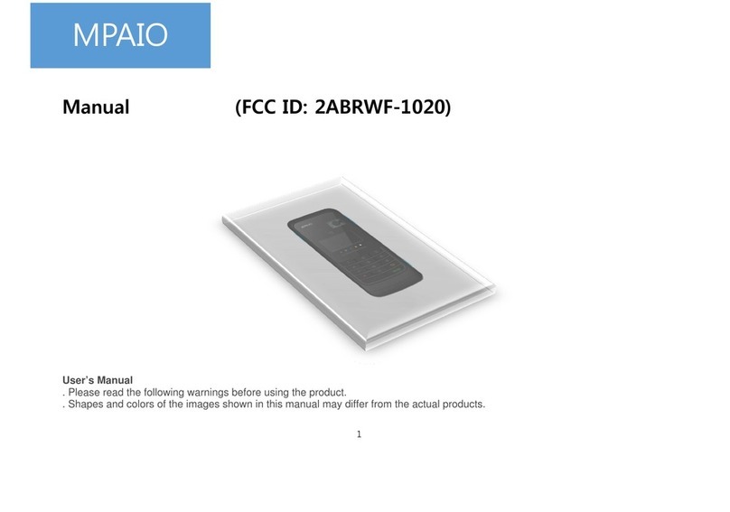 Mpaio F-1020 User manual