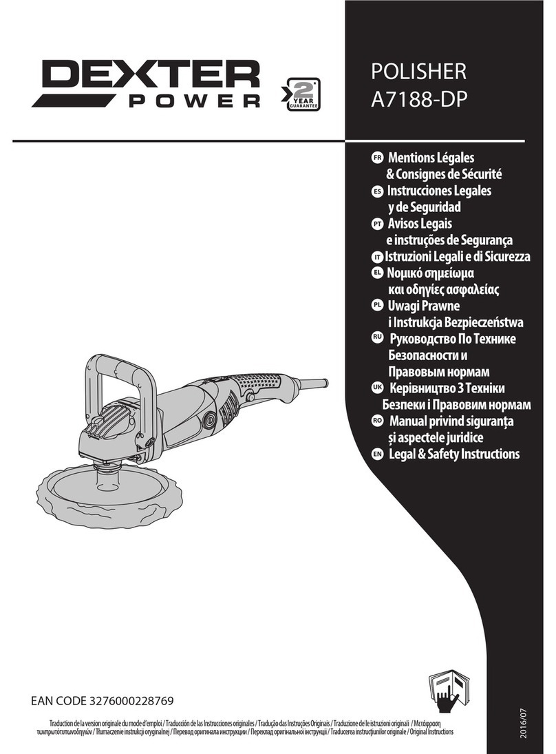 Dexter Power A7188-DP Safety instructions