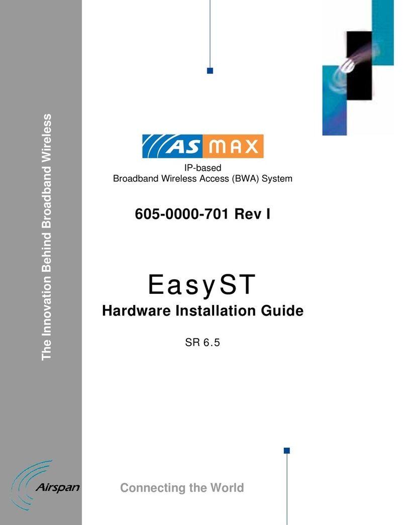Airspan EasyST Hardware installation guide Airspan EasyST Hardware installation guide