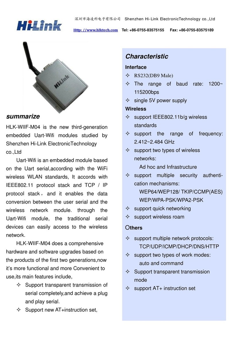 Hi-Link HLK-WIIF-M04 User manual