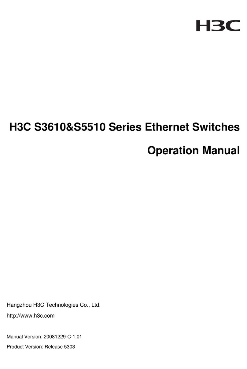 H3C S3610-28P User manual