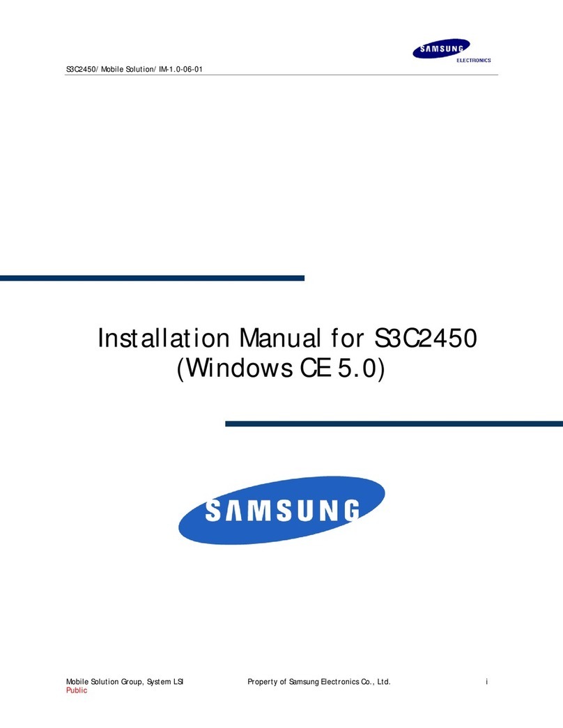 Samsung S3C2450 installation manual Samsung S3C2450 installation manual