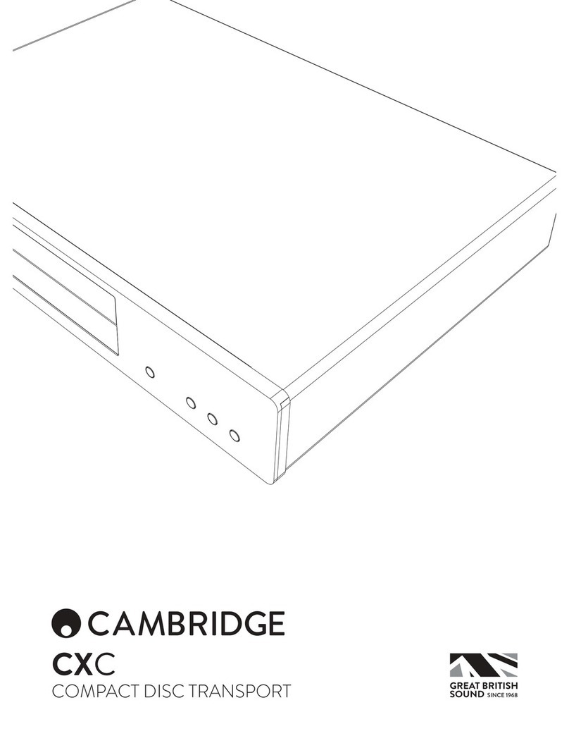 CAMBRIDGE CXC user manual
