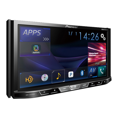 Pioneer AVH-X391 BHS owner's manual